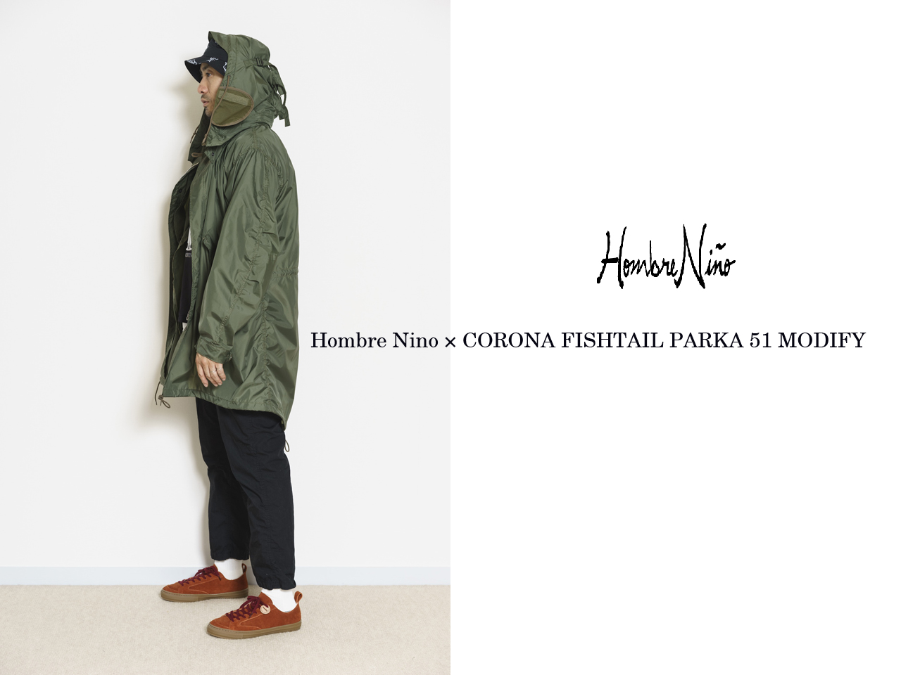 now on sale Hombre Nino × CORONA FISHTAIL PARKA 51 MODIFY | ブログ